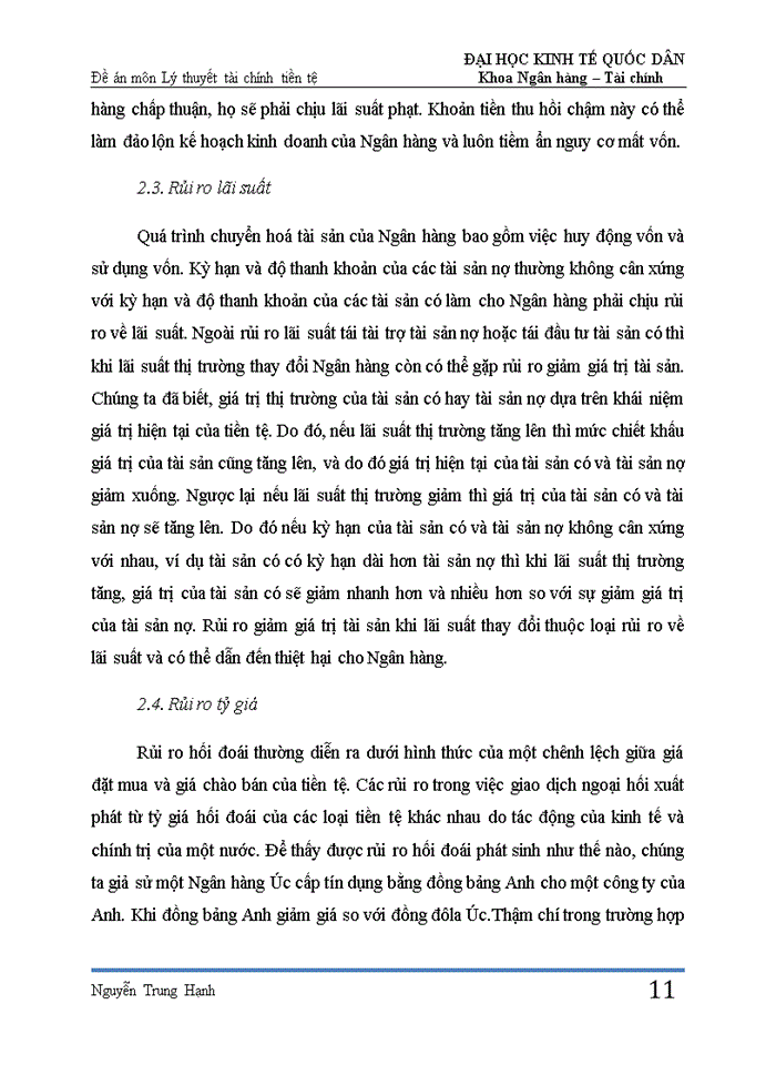 image for page Rủi ro tín dụng và một số biện pháp phòng ngừa rủi ro tín dụng tại Ngân hàng thương mại Việt Nam