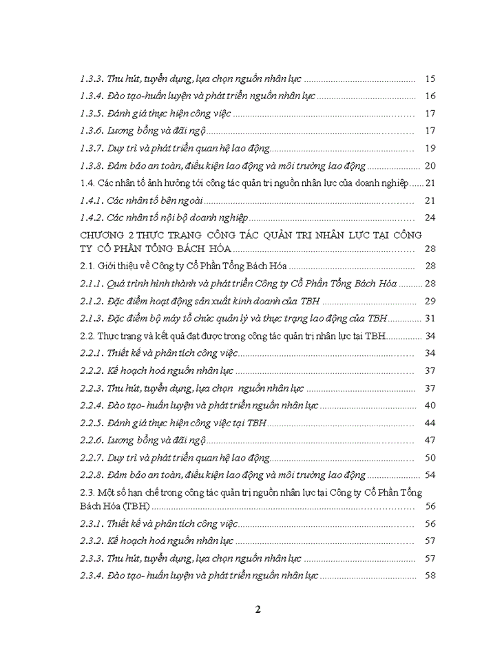 image for page Quản trị nguồn nhân lực tại công ty cổ phần tổng Bách Hóa