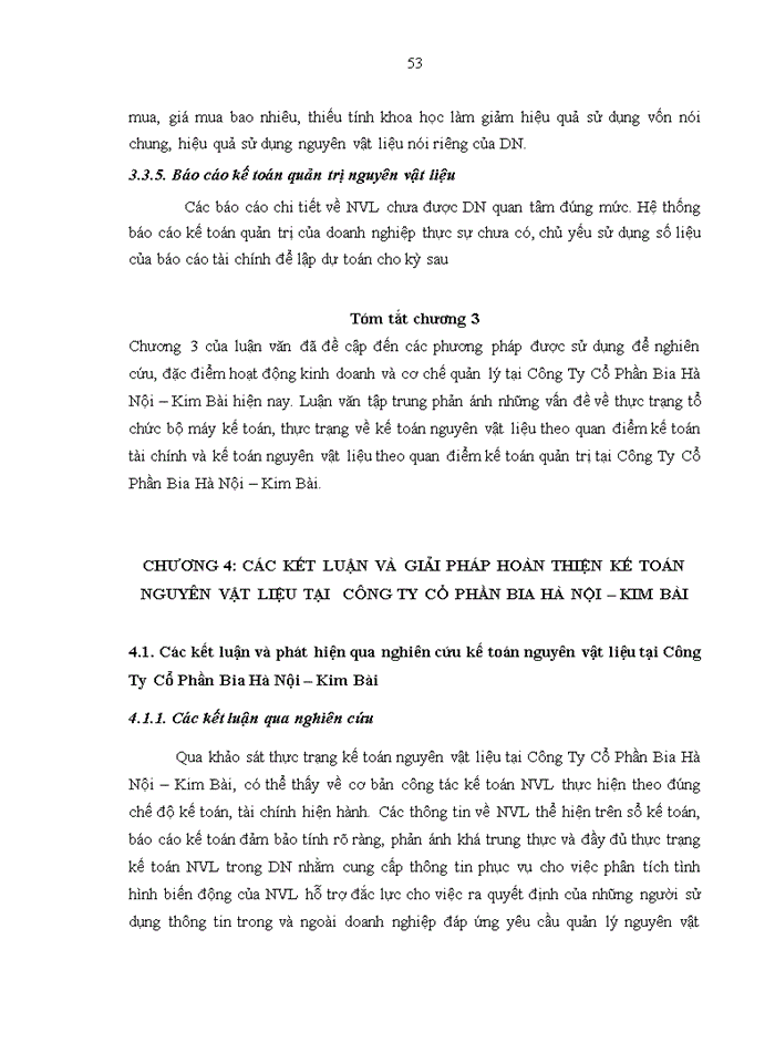 image for page Hoàn thiện kế toán nguyên vật liệu tại Công Ty Cổ Phần Bia Hà Nội – Kim Bài