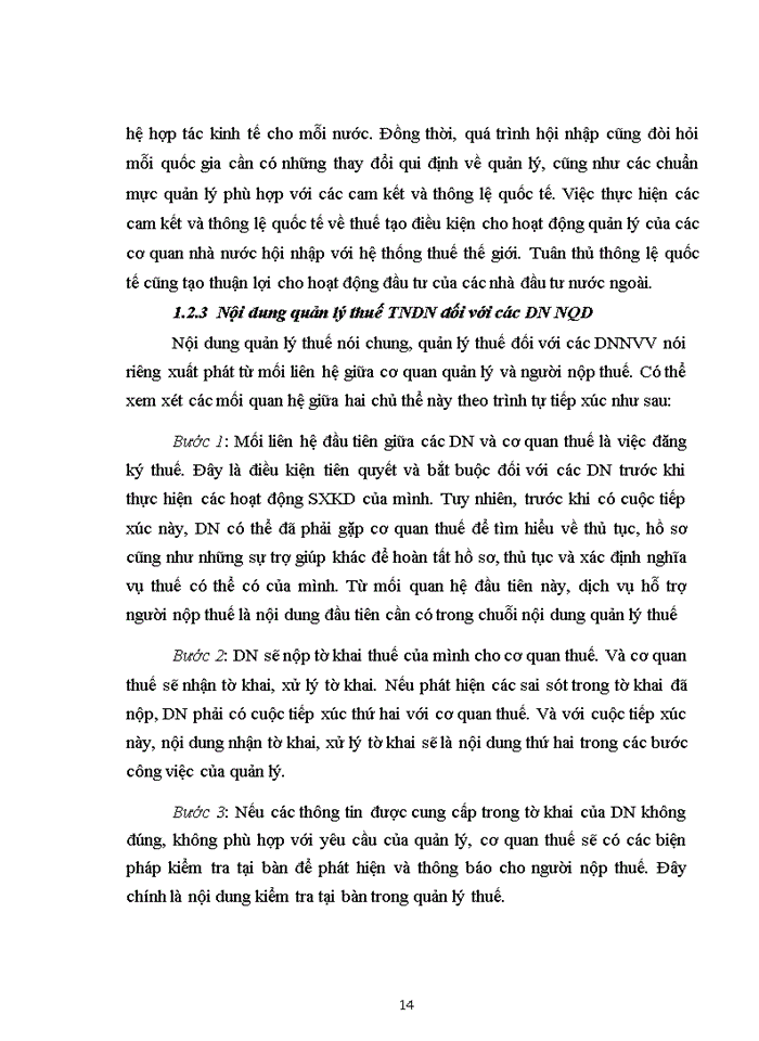image for page Tăng cường quản lý nhà nước của chi cục thuế quận Hai Bà Trưng đối với thuế thu nhập doanh nghiệp của các doanh nghiệp ngoài quốc doanh