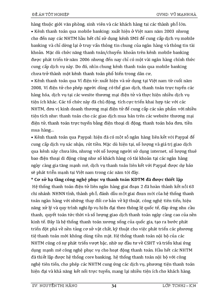 image for page Thực trạng và một số kiến nghị hoàn thiện và mở rộnghoạt động thanh toán không dùng tiền mặt tại Việt Nam