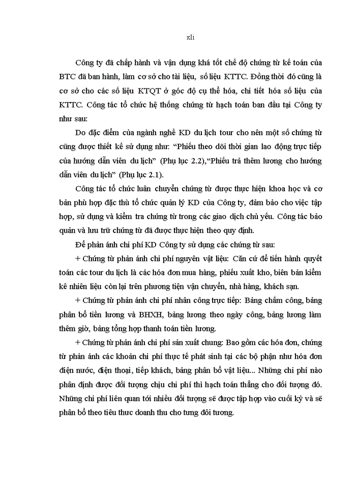 image for page Hoàn thiện công tác kế toán chi phí sản xuất và tính giá thành hoạt động kinh doanh du lịch tour tại Công ty cổ phần du lịch Quảng Bình