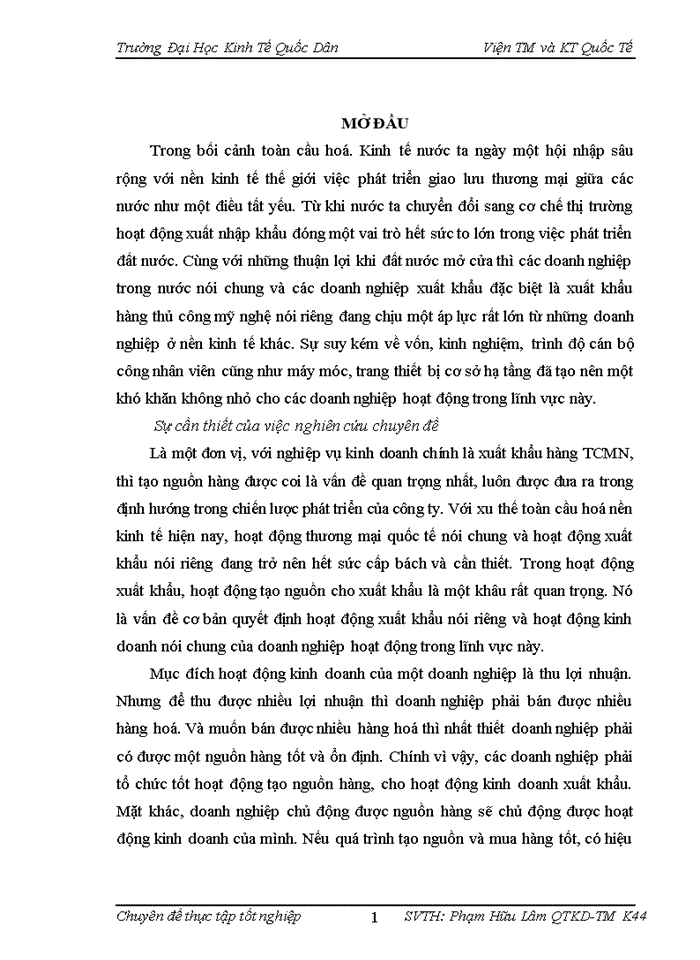 image for page Tạo nguồn hàng cho xuất khẩu hàng hoá của Công ty cổ phần xuất nhập khẩu mỹ nghệ Thăng Long