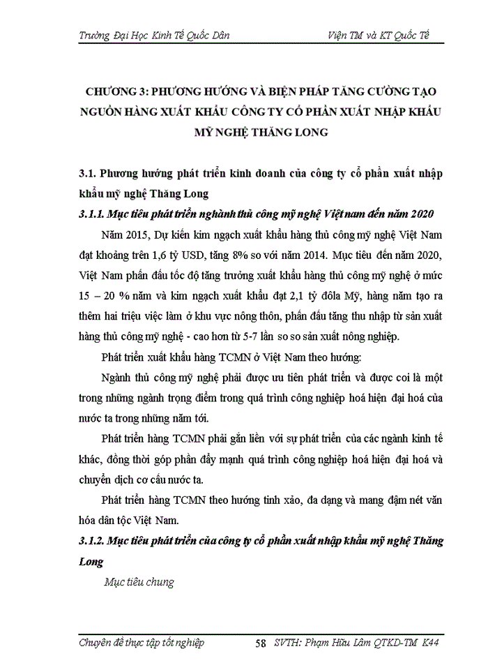 image for page Tạo nguồn hàng cho xuất khẩu hàng hoá của Công ty cổ phần xuất nhập khẩu mỹ nghệ Thăng Long