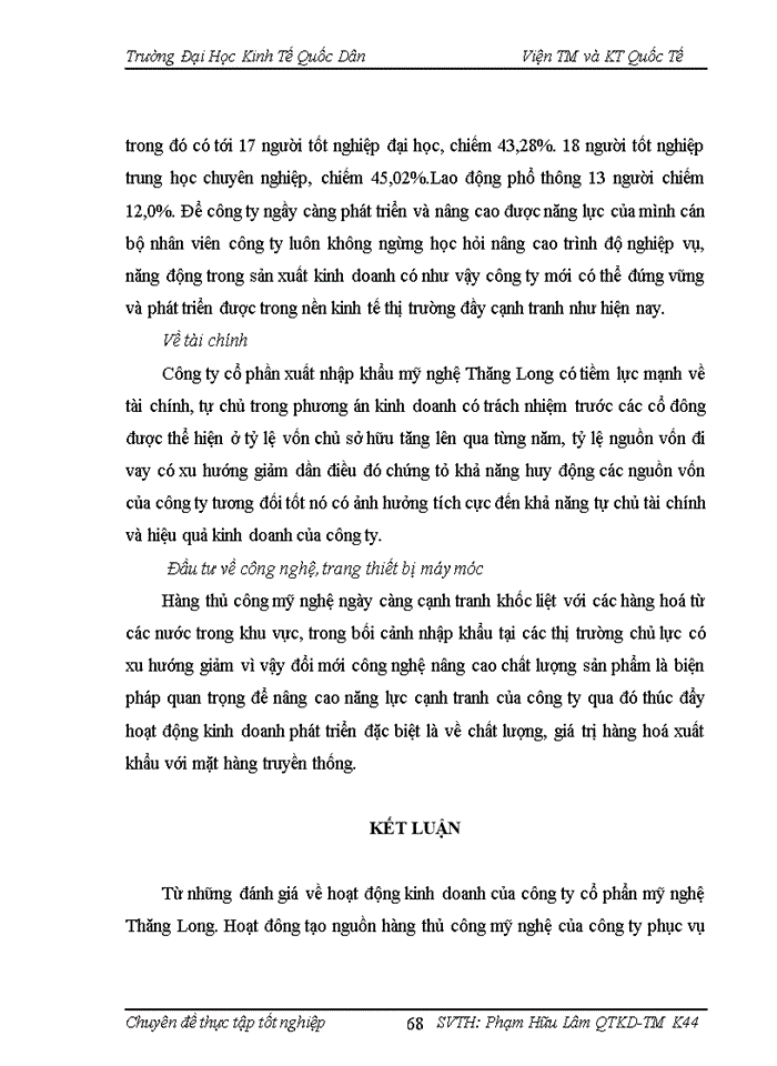 image for page Tạo nguồn hàng cho xuất khẩu hàng hoá của Công ty cổ phần xuất nhập khẩu mỹ nghệ Thăng Long