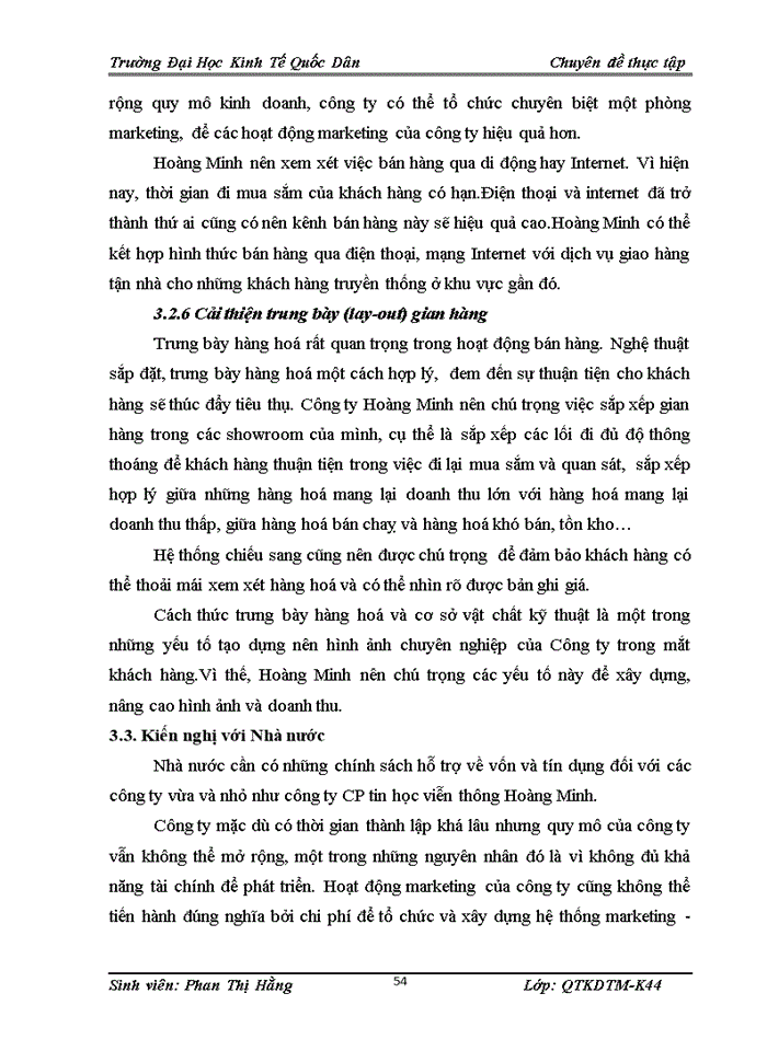 image for page Tăng cường ứng dụng marketing - mix vào hoạt động bán hàng của công ty cổ phần tin học viễn thông Hoàng Minh