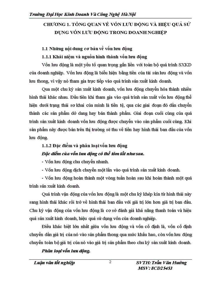 image for page Một số giải pháp nâng cao hiệu quả sử dụng vốn lưu động tại công ty Cổ phần XNK & TM Hoàng Minh.