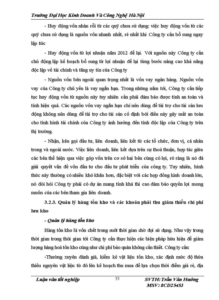 image for page Một số giải pháp nâng cao hiệu quả sử dụng vốn lưu động tại công ty Cổ phần XNK & TM Hoàng Minh.