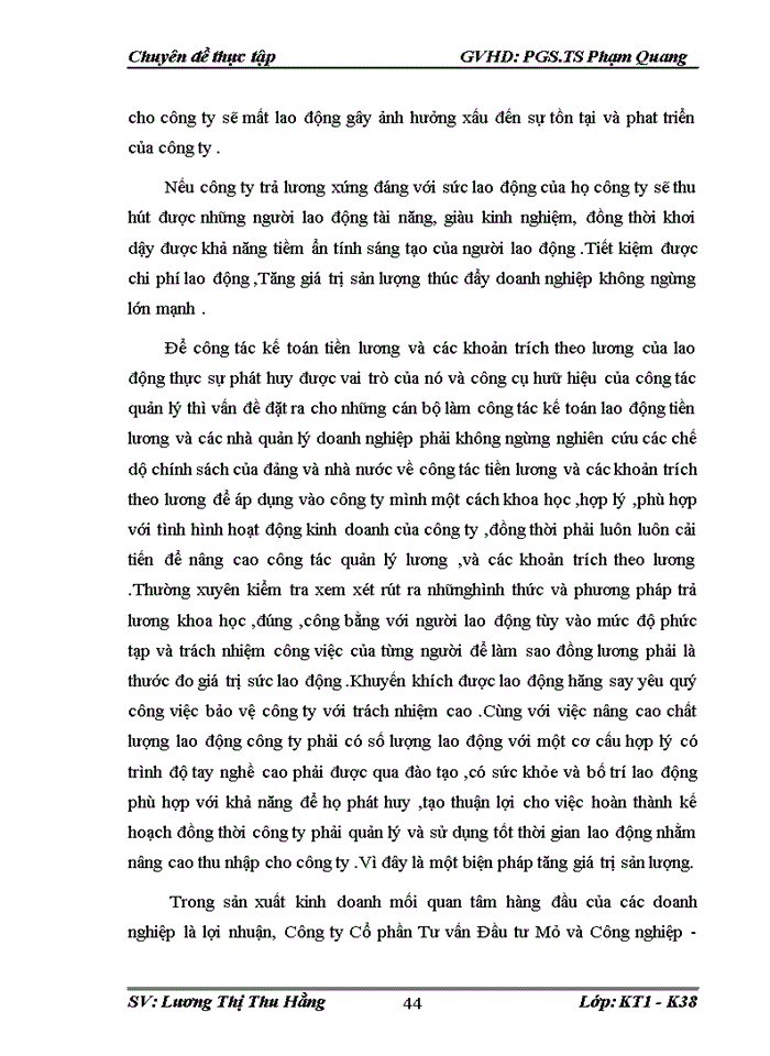 image for page Hoàn thiện kế toán tiền lương và các khoản trích theo lương tại Công ty Cổ phần Tư vấn Đầu tư Mỏ và Công nghiệp - TKV