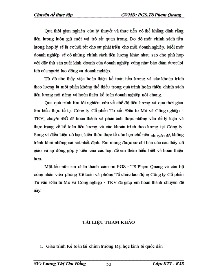 image for page Hoàn thiện kế toán tiền lương và các khoản trích theo lương tại Công ty Cổ phần Tư vấn Đầu tư Mỏ và Công nghiệp - TKV