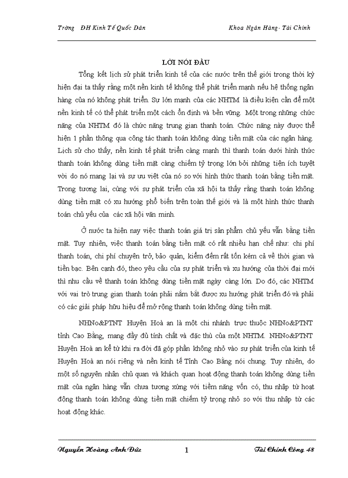 image for page Mở rộng thanh toán không dùng tiền mặt tại NHNo&PTNT Huyện Hoà An