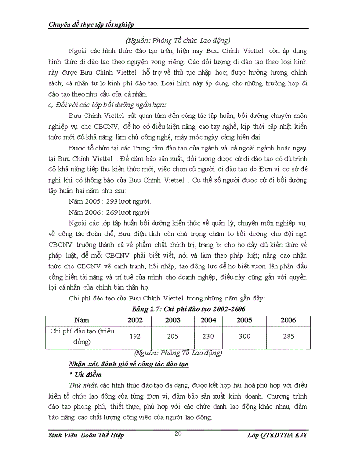 image for page Giải pháp hoàn thiện quản trị nhân lực tại Công ty cổ phần Bưu Chính Viettel