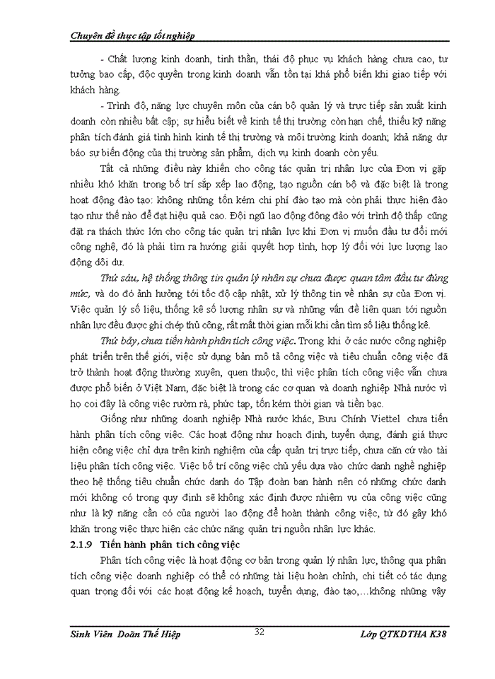 image for page Giải pháp hoàn thiện quản trị nhân lực tại Công ty cổ phần Bưu Chính Viettel