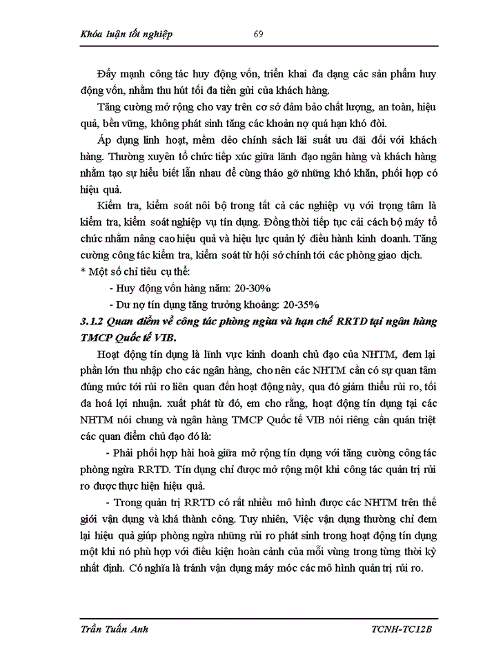 image for page Một số giải pháp phòng ngừa và hạn chế rủi ro tín dụng tại NH TMCP Quốc tế