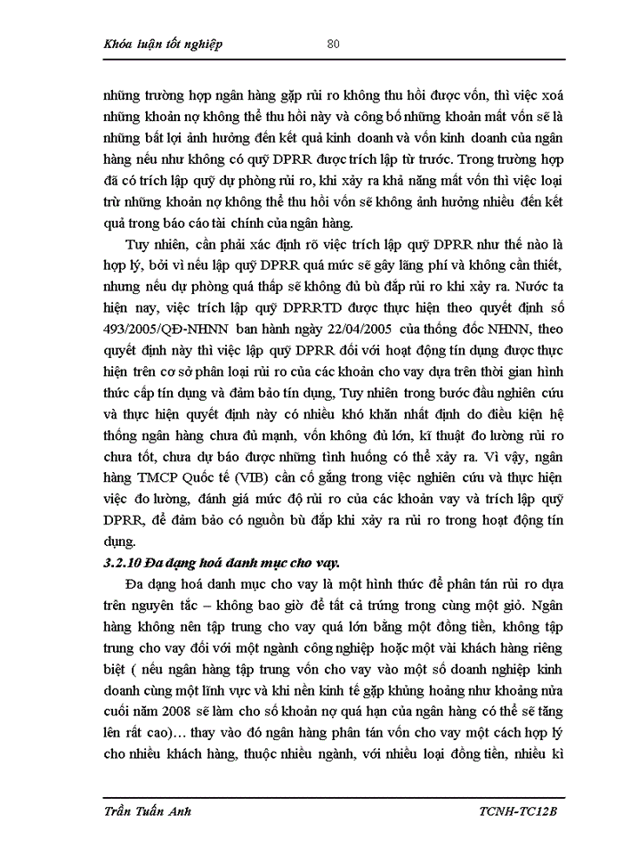 image for page Một số giải pháp phòng ngừa và hạn chế rủi ro tín dụng tại NH TMCP Quốc tế