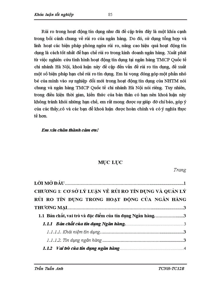 image for page Một số giải pháp phòng ngừa và hạn chế rủi ro tín dụng tại NH TMCP Quốc tế