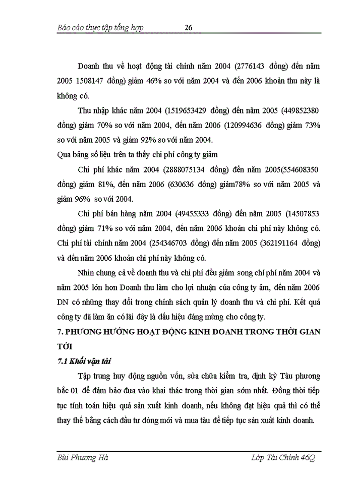 image for page Một số giải pháp nâng cao hiệu quả sử dụng vốn cố định của công ty cổ phần vận tải và thương mại Hải phòng