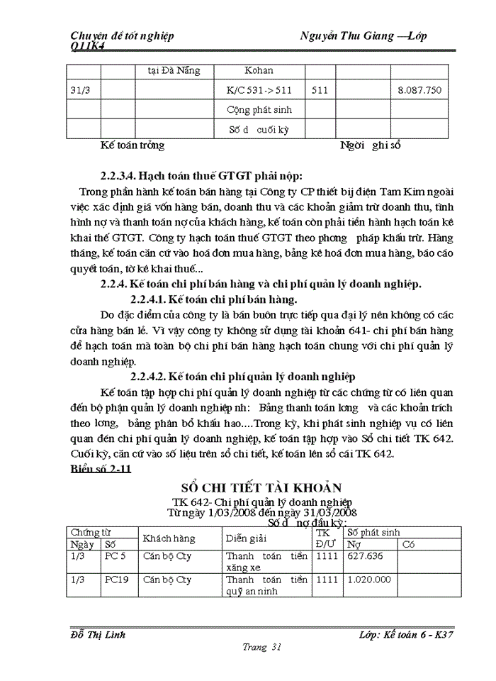 image for page Hoàn thiện công tác kế toán bán hàng và xác định kết quả kinh doanh tại Công ty Cổ phần Thiết bị điện Tam Kim