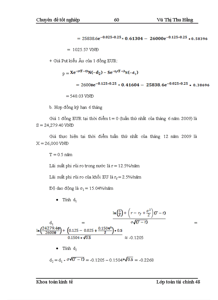 image for page Phát triển nghiệp vụ quyền chọn và một số mô hình định giá quyền chọn ngoại tệ tại Việt Nam