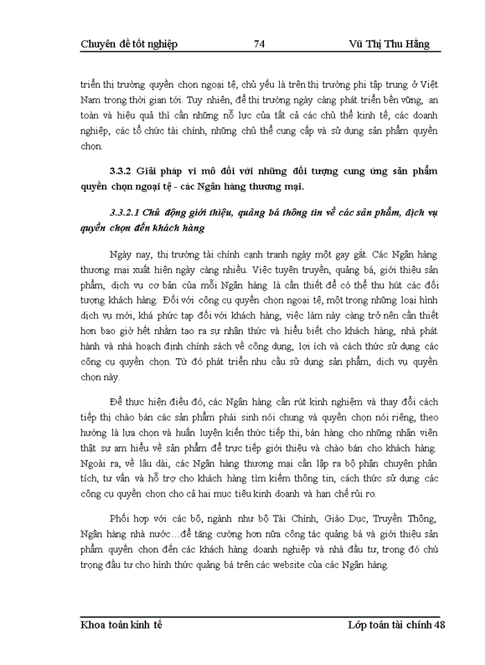 image for page Phát triển nghiệp vụ quyền chọn và một số mô hình định giá quyền chọn ngoại tệ tại Việt Nam