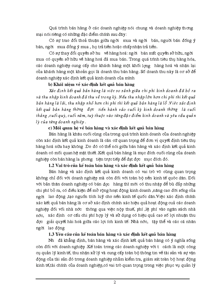 image for page Cơ sở lý luận chung về công tác kế toán bán hàng và xác định kết quả kinh doanh trong doanh nghiệp thương mại