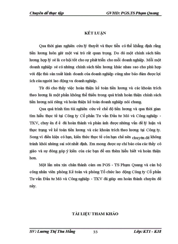 image for page Hoàn thiện kế toán tiền lương và các khoản trích theo lương tại Công ty Cổ phần Tư vấn Đầu tư Mỏ và Công nghiệp - TKV
