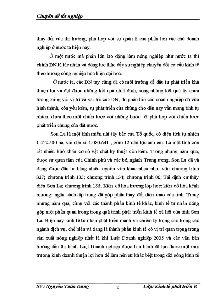 image for page Giải pháp thúc đẩy phát triển doanh nghiệp nhỏ và vừa tỉnh Sơn La