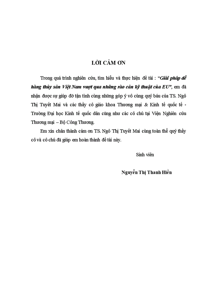 image for page Giải pháp để hàng thủy sản Việt Nam vượt qua những rào cản kỹ thuật của EU