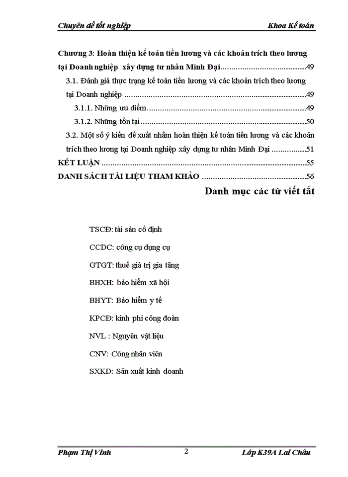 image for page Kế toán tiền lương và các khoản trích theo lương tại Doanh nghiệp xây dựng tư nhân Minh Đại