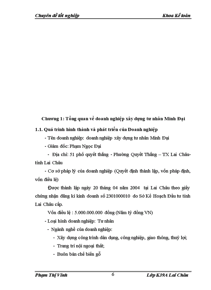 image for page Kế toán tiền lương và các khoản trích theo lương tại Doanh nghiệp xây dựng tư nhân Minh Đại