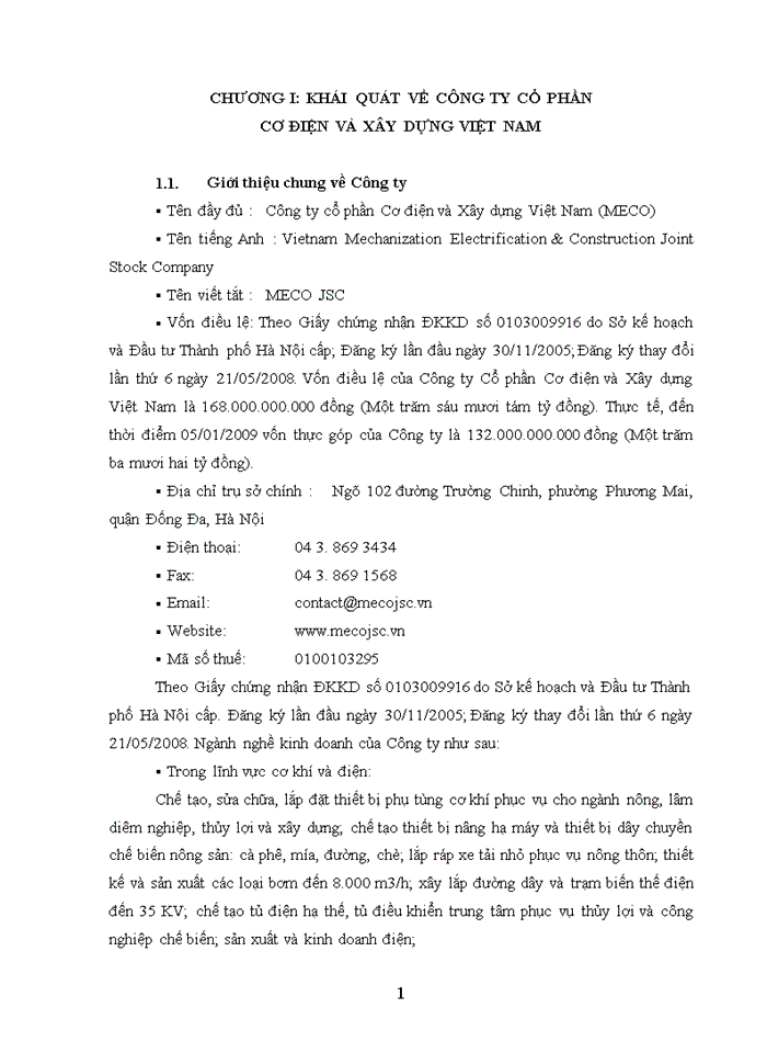 image for page Hoàn thiện công tác lập dự án đầu tư tại công ty cổ phần cơ điện và xây dựng Việt Nam