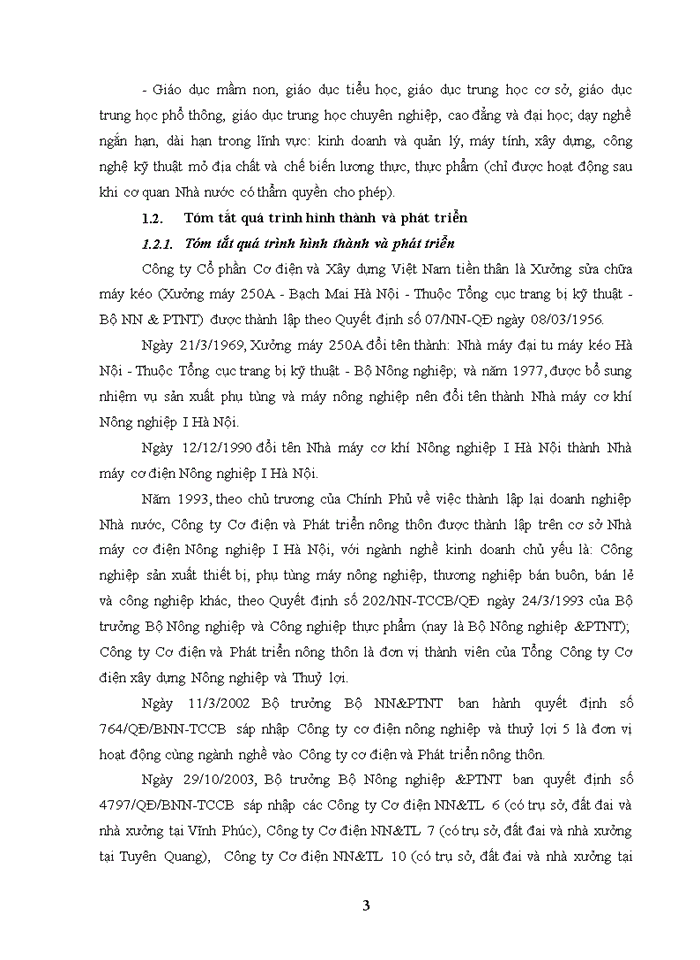 image for page Hoàn thiện công tác lập dự án đầu tư tại công ty cổ phần cơ điện và xây dựng Việt Nam