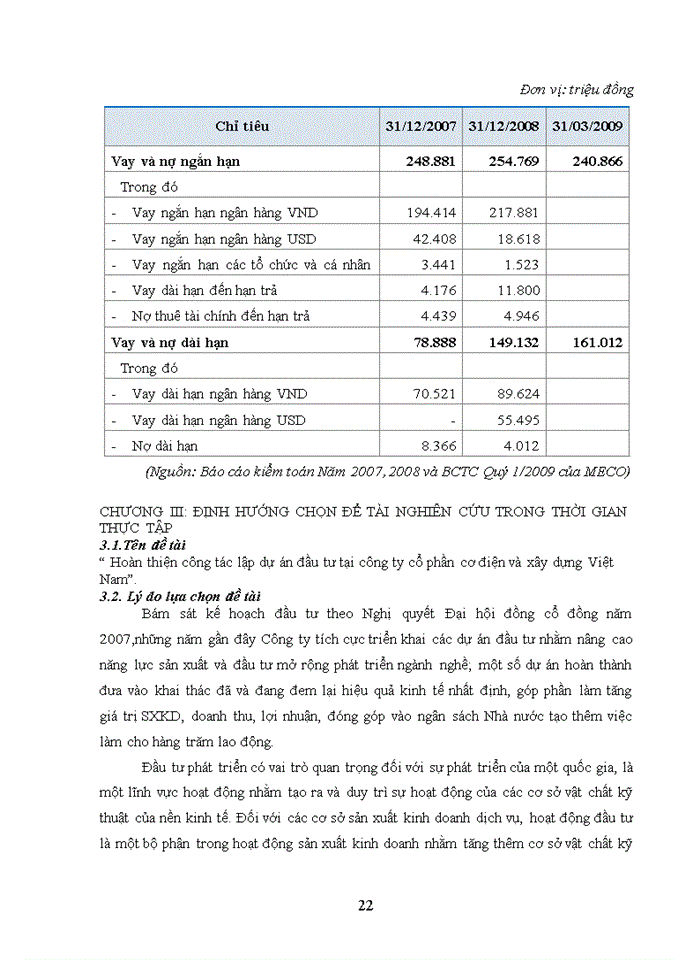 image for page Hoàn thiện công tác lập dự án đầu tư tại công ty cổ phần cơ điện và xây dựng Việt Nam