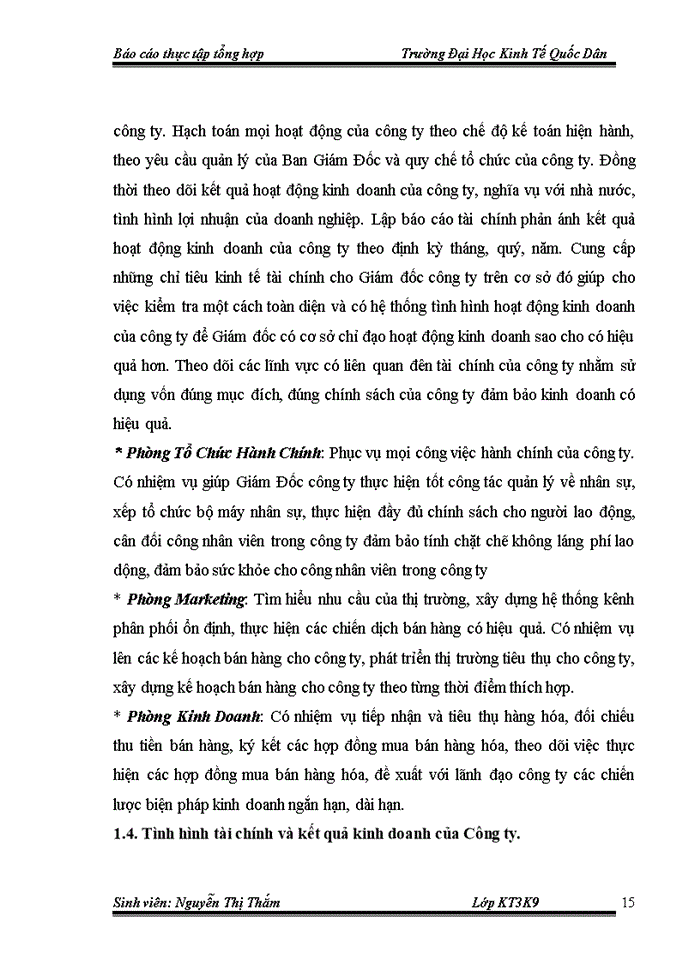 image for page Kế toán tiêu thụ và xác định kết quả hoạt động kinh doanh tại Công ty TNHH Thanh Huyền Trang