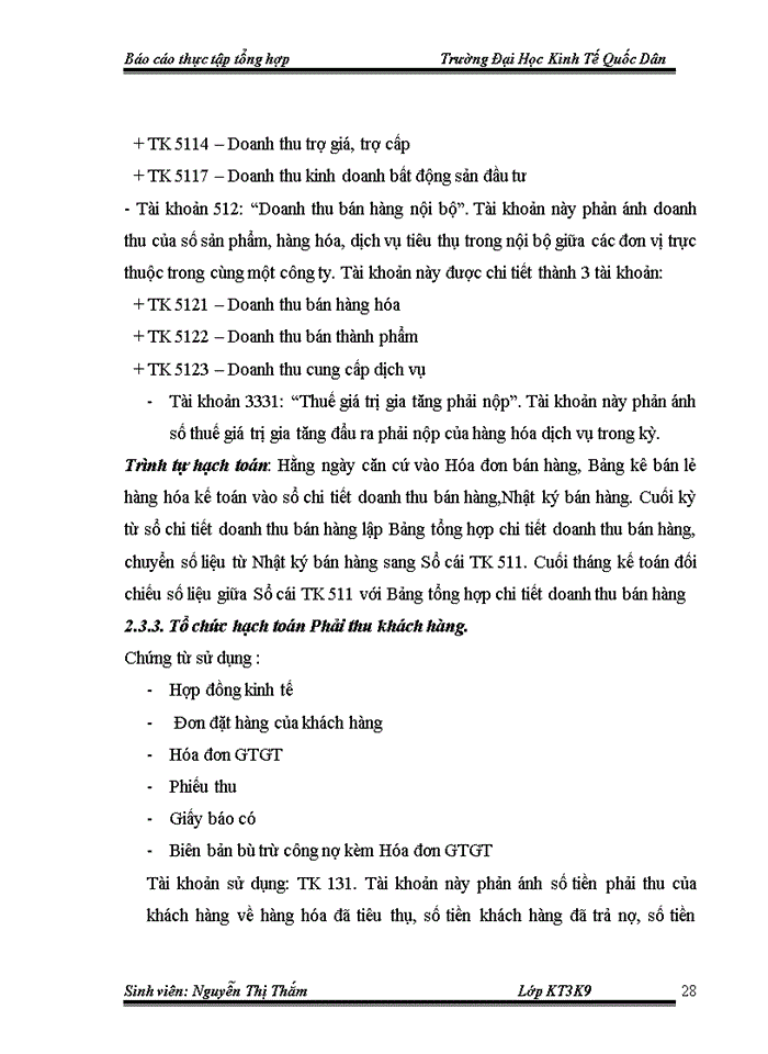 image for page Kế toán tiêu thụ và xác định kết quả hoạt động kinh doanh tại Công ty TNHH Thanh Huyền Trang