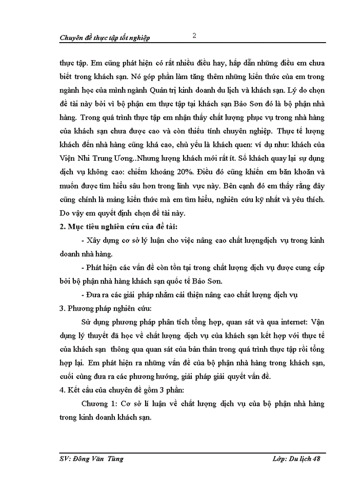 image for page “Nâng cao chất lượng dịch vụ trong kinh doanh nhà hàng tại khách sạn Bảo Sơn Hà Nội - Thực trạng, phương hướng và giải pháp