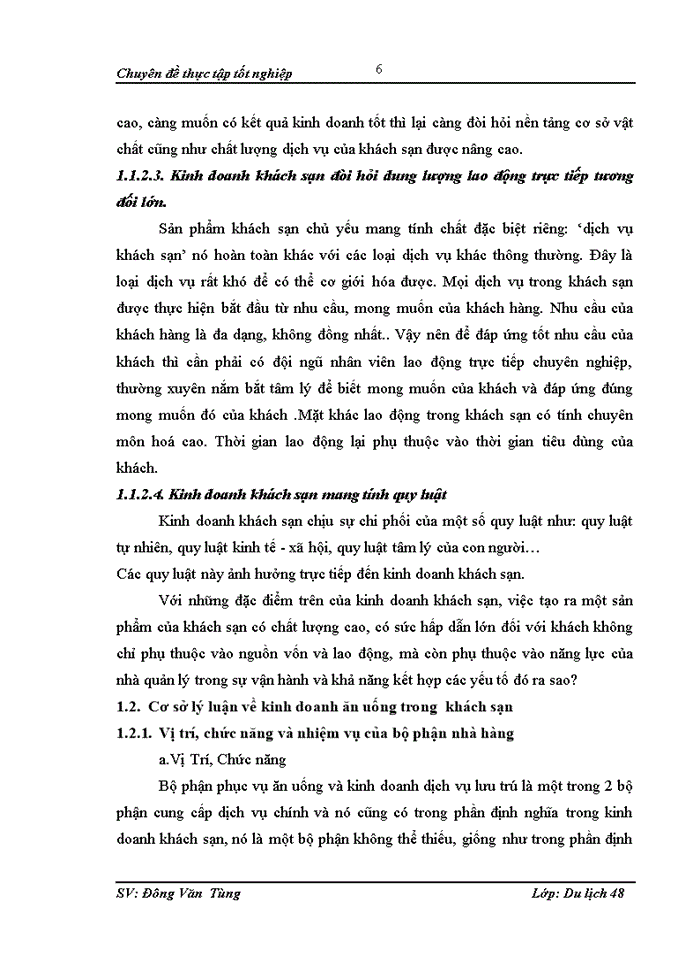 image for page “Nâng cao chất lượng dịch vụ trong kinh doanh nhà hàng tại khách sạn Bảo Sơn Hà Nội - Thực trạng, phương hướng và giải pháp
