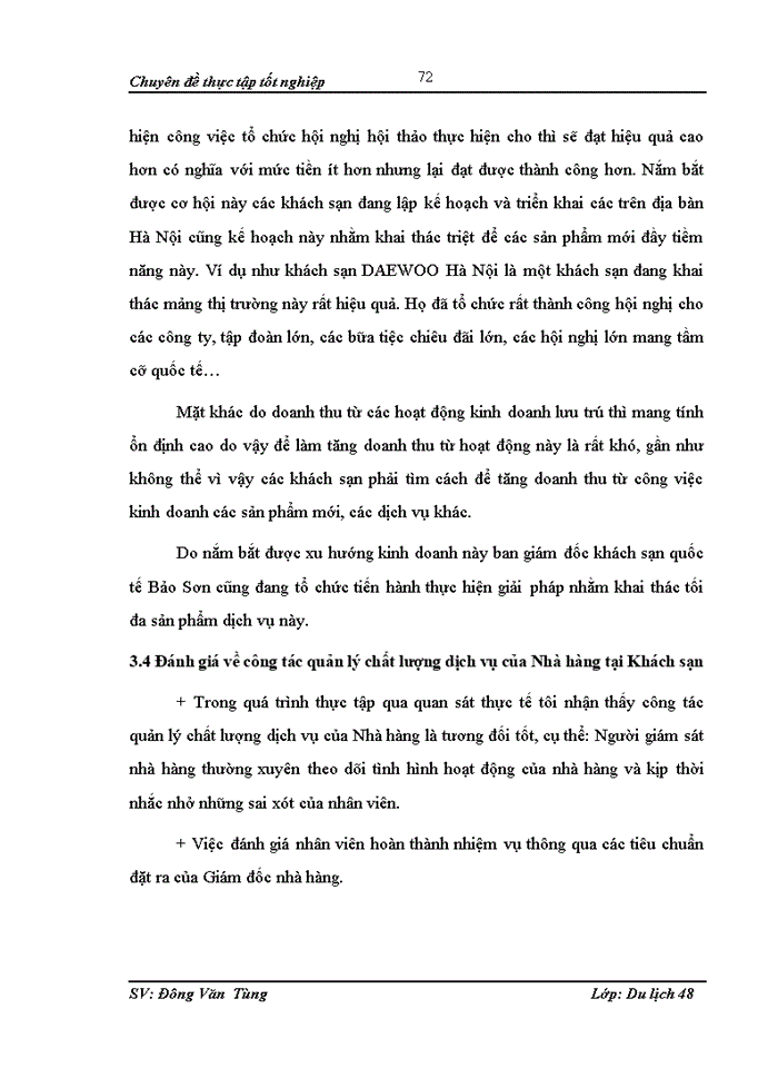 image for page “Nâng cao chất lượng dịch vụ trong kinh doanh nhà hàng tại khách sạn Bảo Sơn Hà Nội - Thực trạng, phương hướng và giải pháp