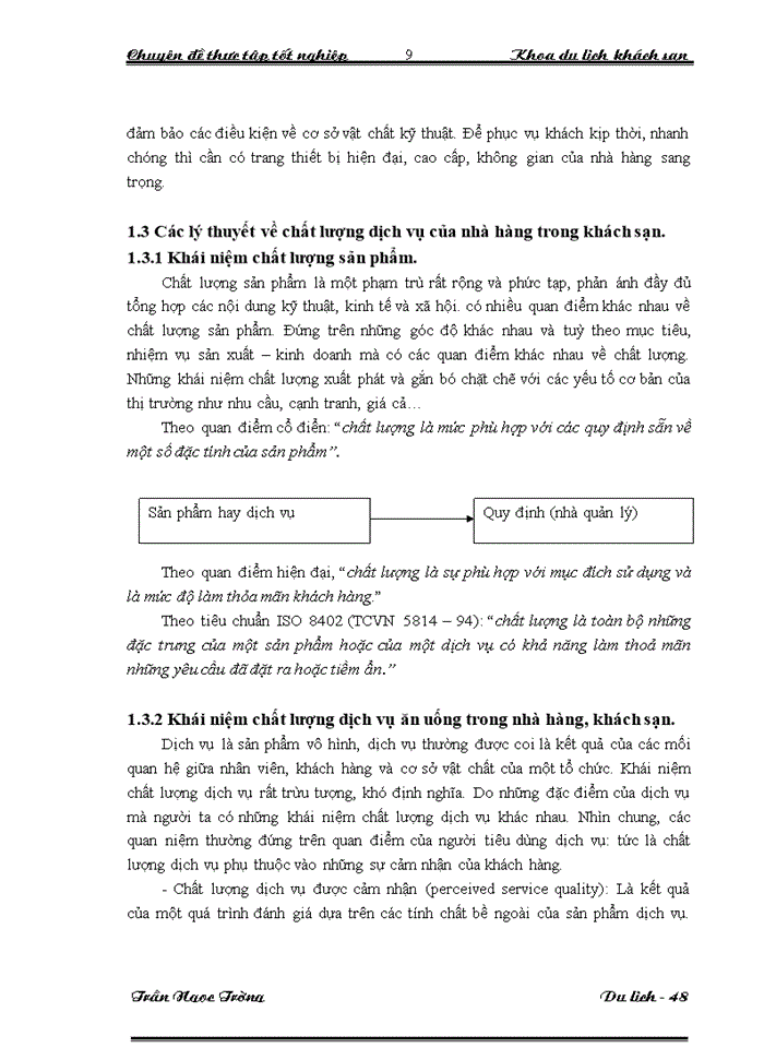 image for page Nâng cao chất lượng dịch vụ ăn uống  tại nhà hàng Hoa Sen I thuộc công ty Cổ phần Du lịch Kim Liên