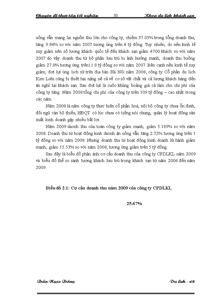 image for page Nâng cao chất lượng dịch vụ ăn uống  tại nhà hàng Hoa Sen I thuộc công ty Cổ phần Du lịch Kim Liên