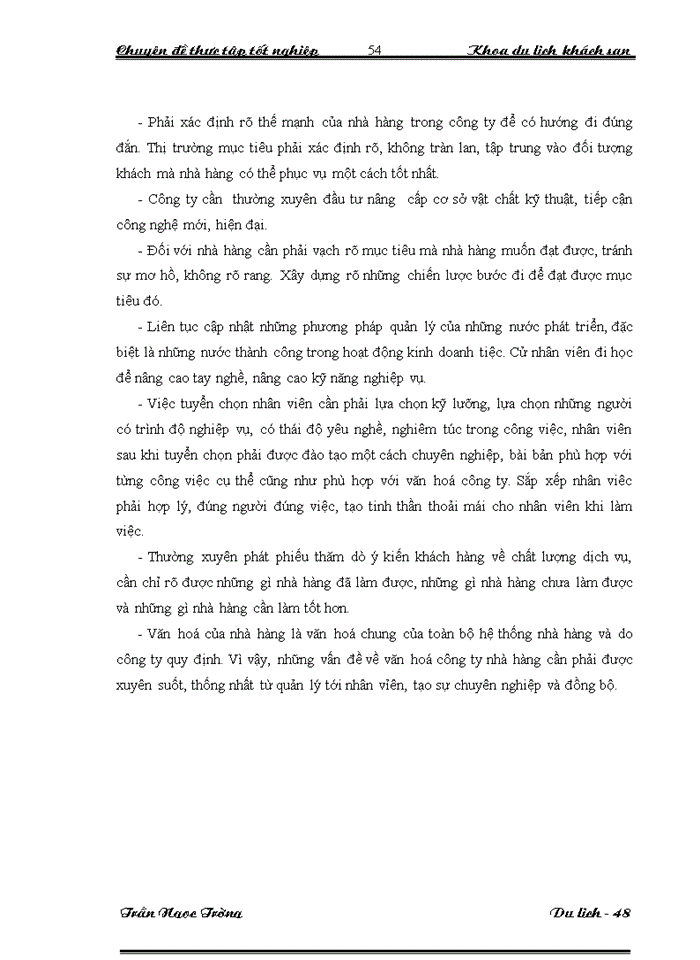image for page Nâng cao chất lượng dịch vụ ăn uống  tại nhà hàng Hoa Sen I thuộc công ty Cổ phần Du lịch Kim Liên