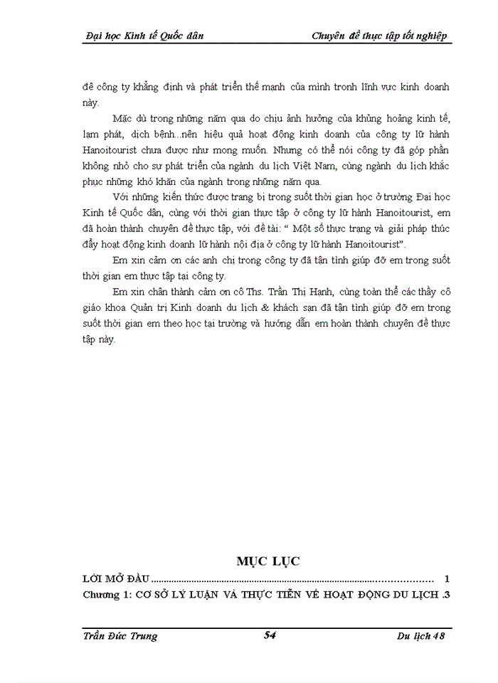 image for page Một số thực trạng và giải pháp thúc đẩy hoạt động kinh doanh lữ hành nội địa tại công ty Lữ hành Hanoitourist