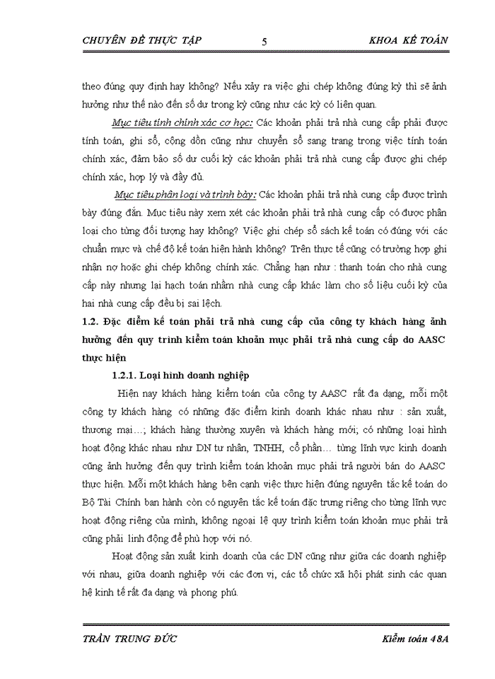 image for page Hoàn thiện quy trình kiểm toán khoản mục phải trả nhà cung cấp trong kiểm toán báo cáo tài chính do Công ty TNHH Dịch vụ Tư vấn Tài chính Kế toán và Kiểm toán (AASC) thực hiện