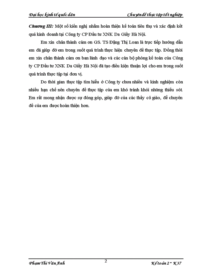 image for page Hoàn thiện kế toán tiêu thụ và xác định kết quả tiêu thụ hàng hóa tại Công ty CP Đầu tư XNK Da Giầy Hà Nội