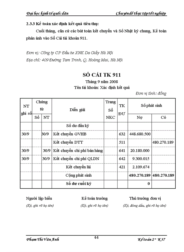 image for page Hoàn thiện kế toán tiêu thụ và xác định kết quả tiêu thụ hàng hóa tại Công ty CP Đầu tư XNK Da Giầy Hà Nội