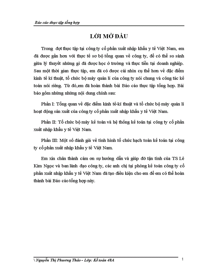 image for page Đánh giá về tình hình tổ chức hạch toán kế toán tại công ty cổ phần xuất nhập khẩu y tế Việt Nam