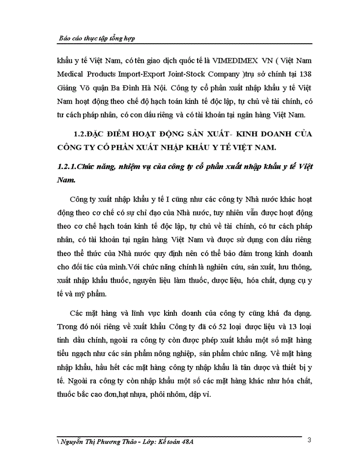 image for page Đánh giá về tình hình tổ chức hạch toán kế toán tại công ty cổ phần xuất nhập khẩu y tế Việt Nam