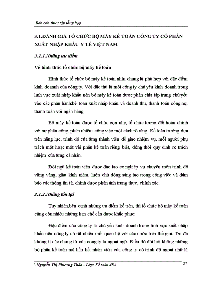 image for page Đánh giá về tình hình tổ chức hạch toán kế toán tại công ty cổ phần xuất nhập khẩu y tế Việt Nam
