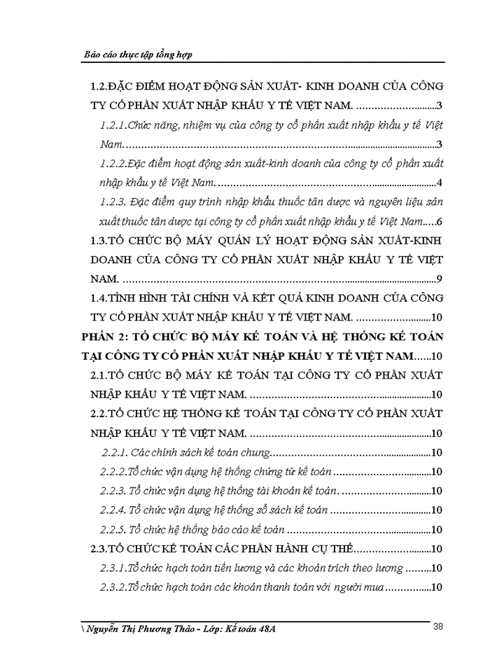 image for page Đánh giá về tình hình tổ chức hạch toán kế toán tại công ty cổ phần xuất nhập khẩu y tế Việt Nam