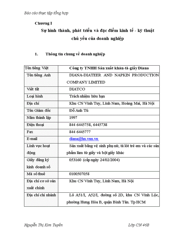 image for page Phát triển và đặc điểm kinh tế - kỹ thuật chủ yếu của doanh nghiệp